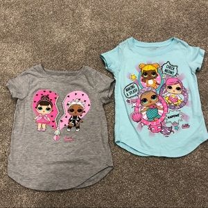 2 like new LOL surprise T-shirt’s